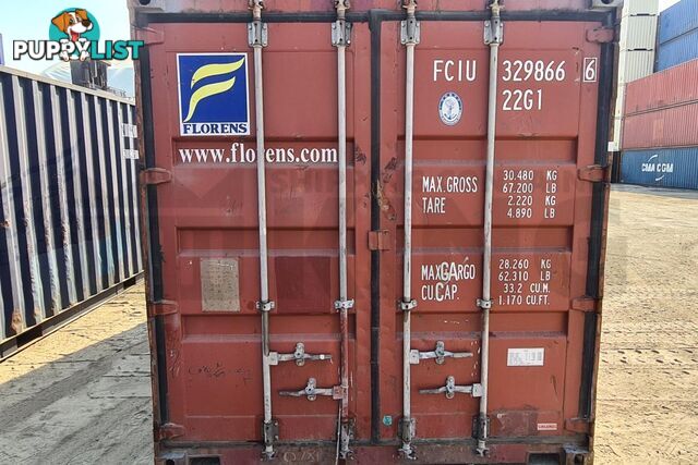 20' STANDARD HEIGHT SHIPPING CONTAINER - in Brisbane