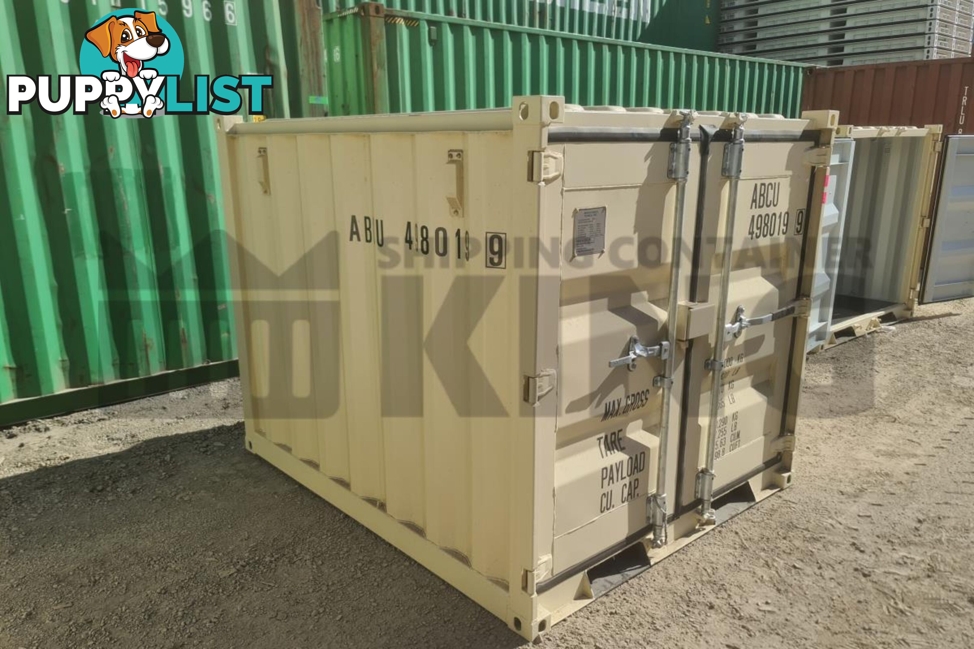 7' MINI CUBE SHIPPING CONTAINER