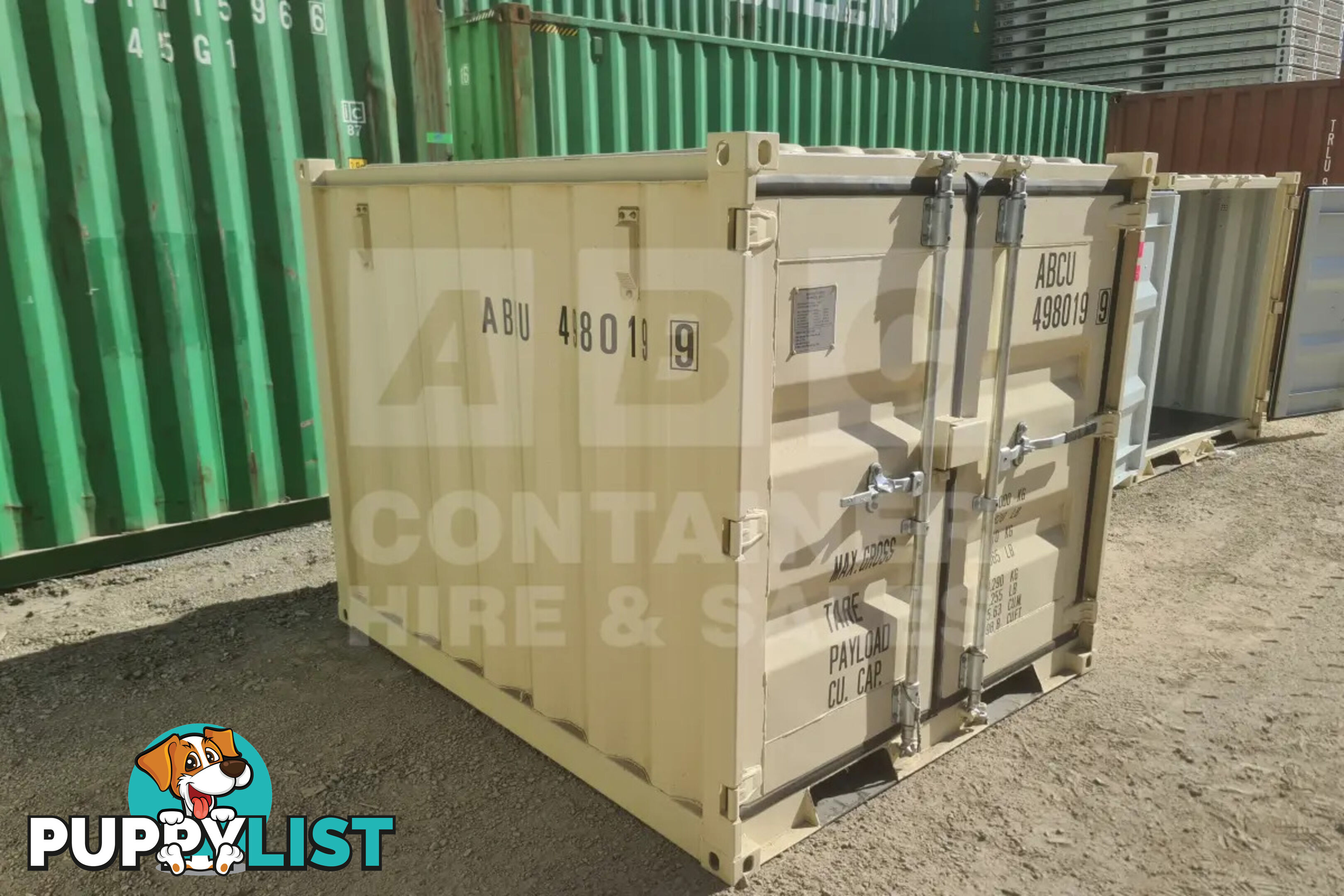 7' MINI CUBE SHIPPING CONTAINER
