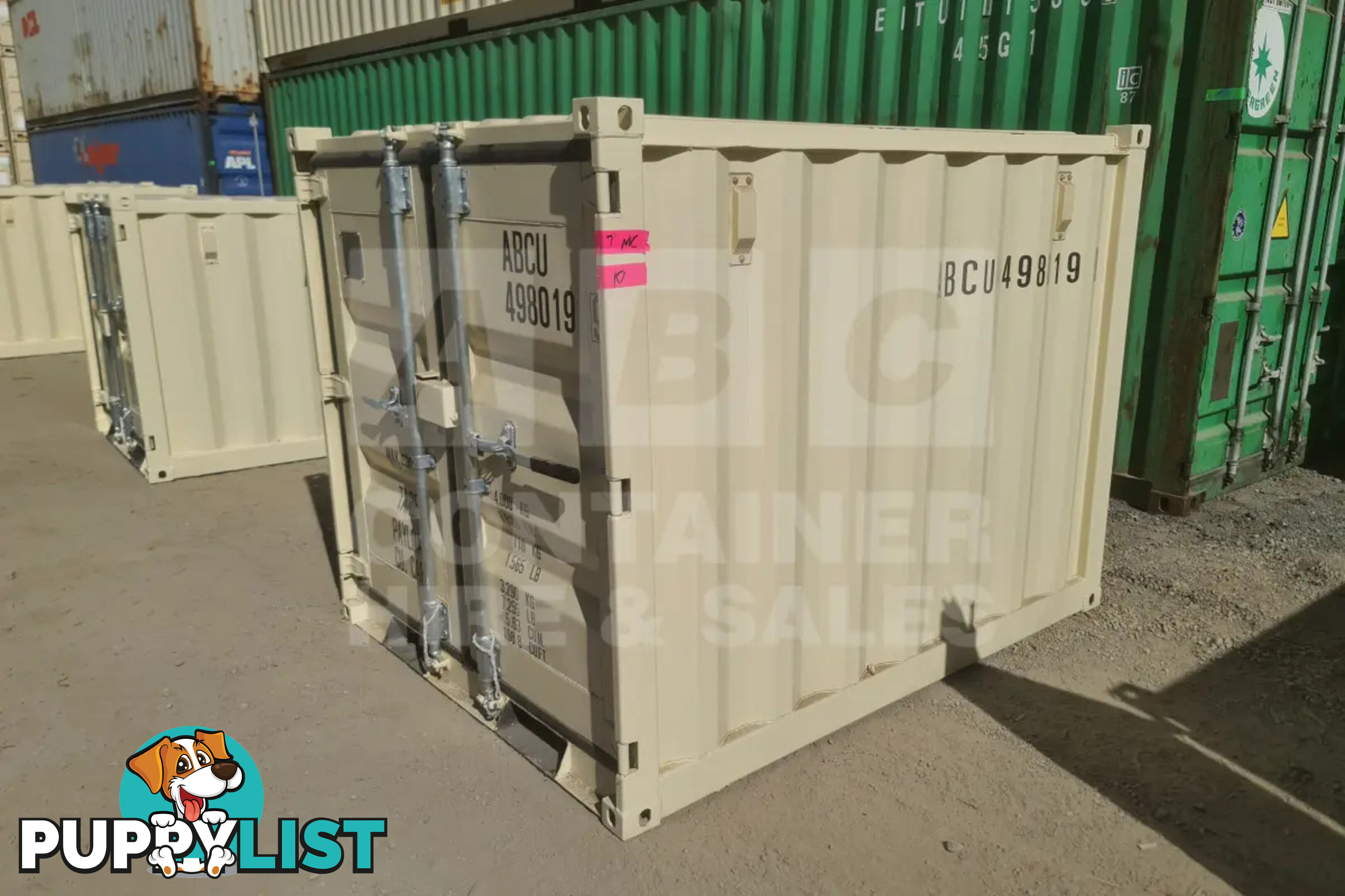 7' MINI CUBE SHIPPING CONTAINER