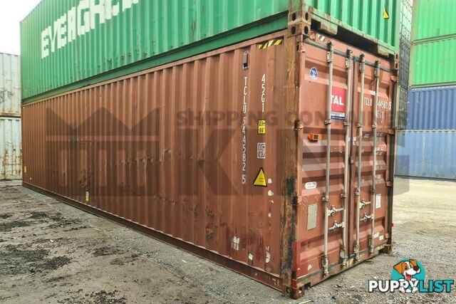 40' HIGH CUBE SHIPPING CONTAINER - in Brisbane