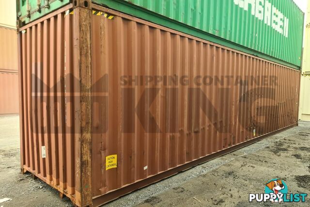 40' HIGH CUBE SHIPPING CONTAINER - in Brisbane