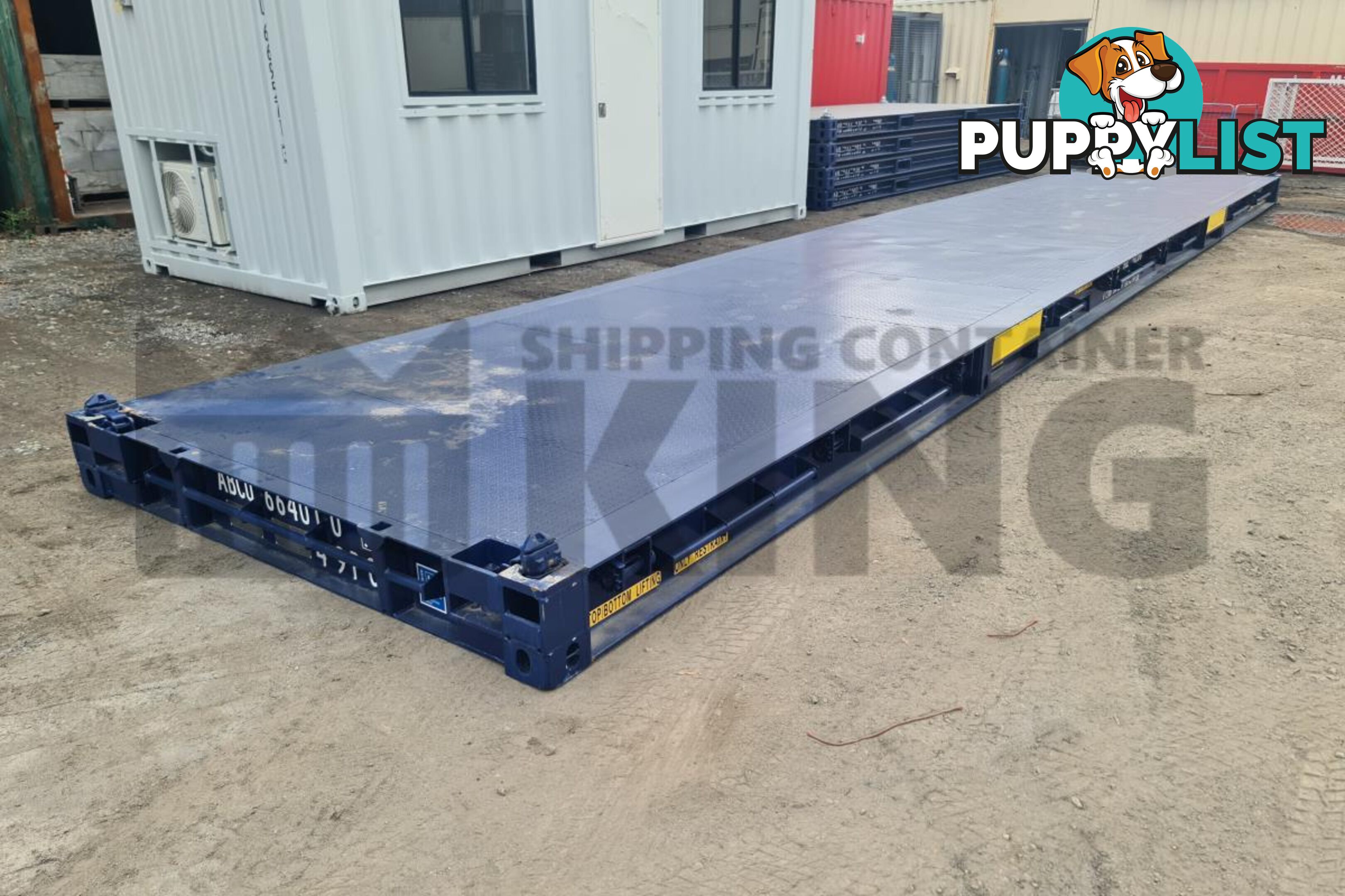 40' PLATFORM 316MM BASE DEPTH SHIPPING CONTAINER (BUILT IN TWIST LOCK)