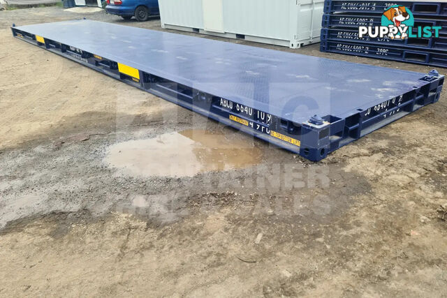 40' PLATFORM 316MM BASE DEPTH SHIPPING CONTAINER (BUILT IN TWIST LOCK)