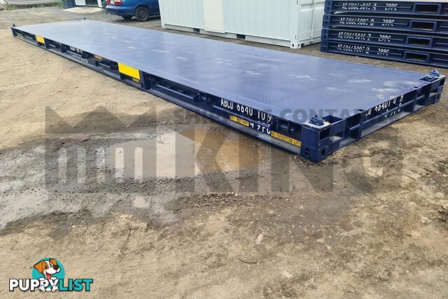 40' PLATFORM 316MM BASE DEPTH SHIPPING CONTAINER (BUILT IN TWIST LOCK)