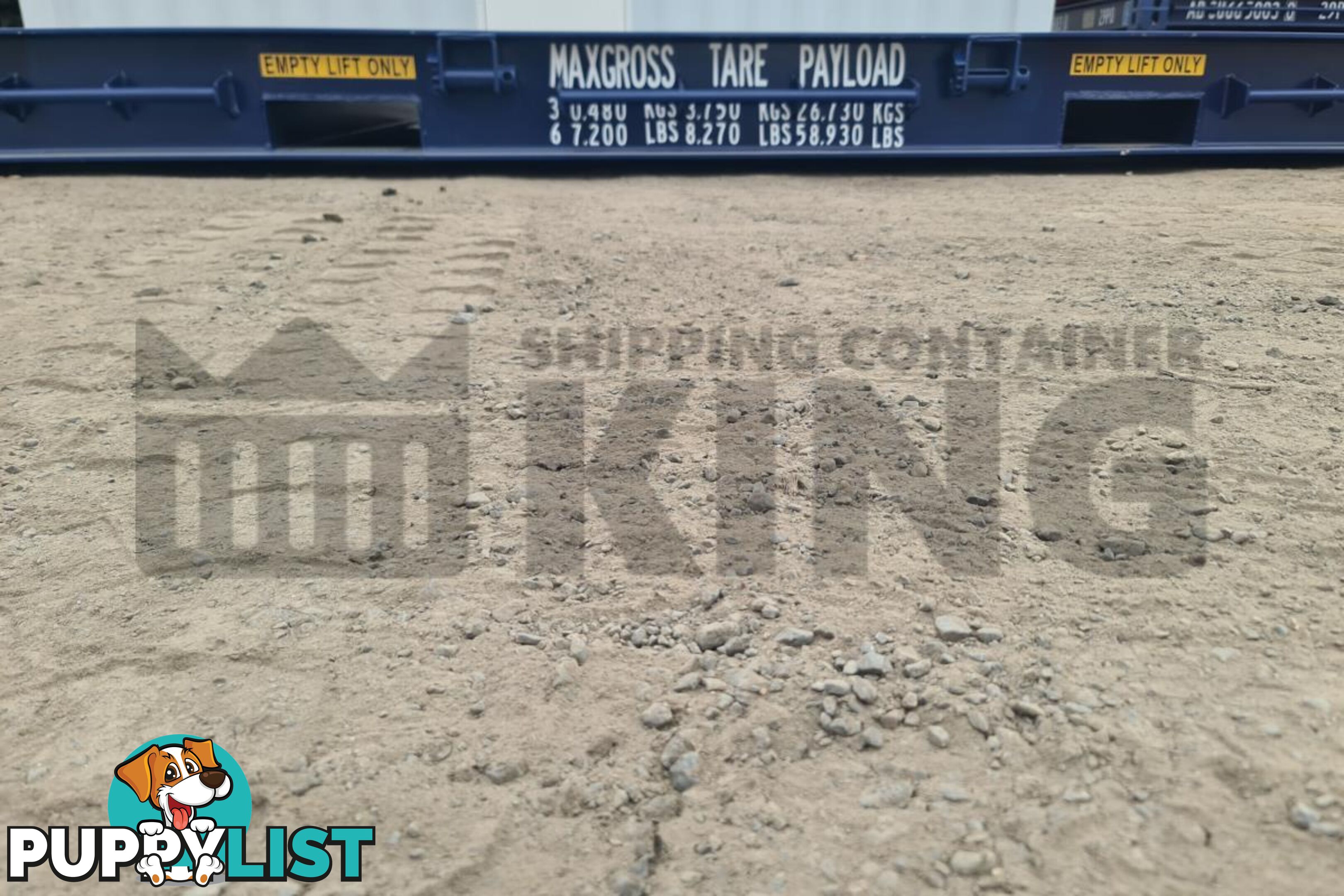 40' PLATFORM 316MM BASE DEPTH SHIPPING CONTAINER (BUILT IN TWIST LOCK)