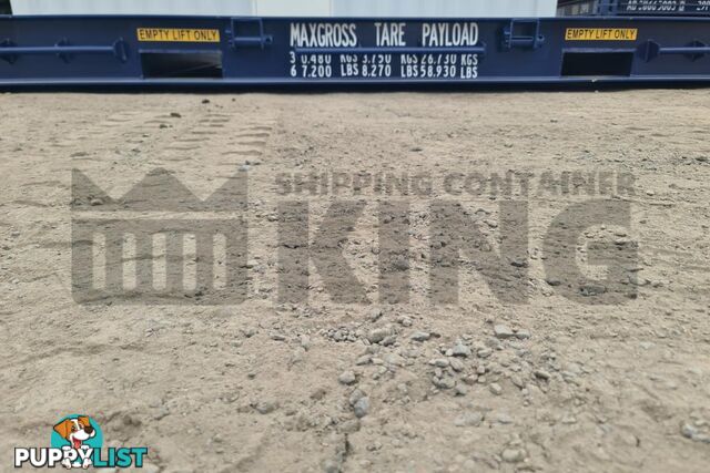 40' PLATFORM 316MM BASE DEPTH SHIPPING CONTAINER (BUILT IN TWIST LOCK)