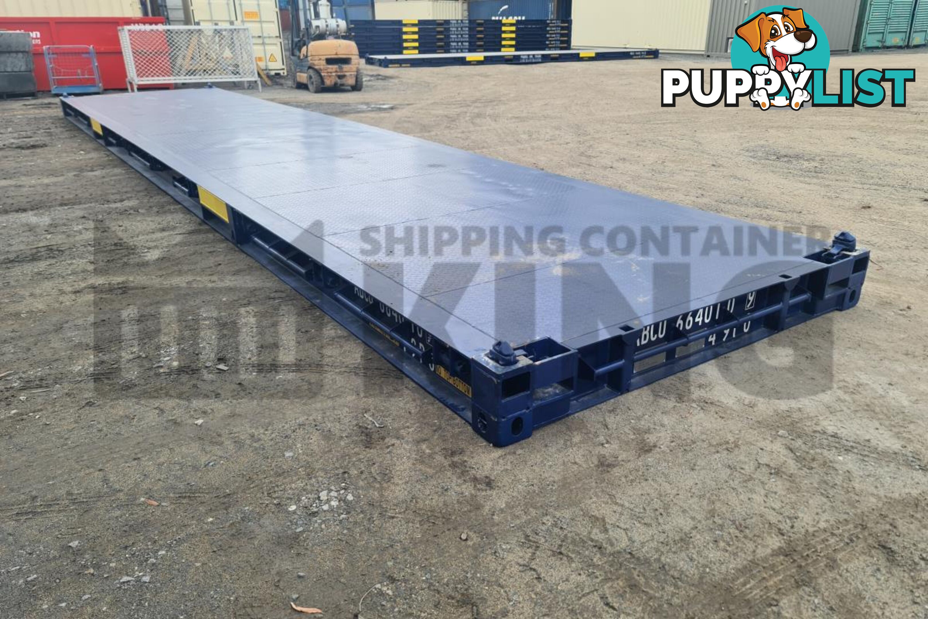 40' PLATFORM 316MM BASE DEPTH SHIPPING CONTAINER (BUILT IN TWIST LOCK)