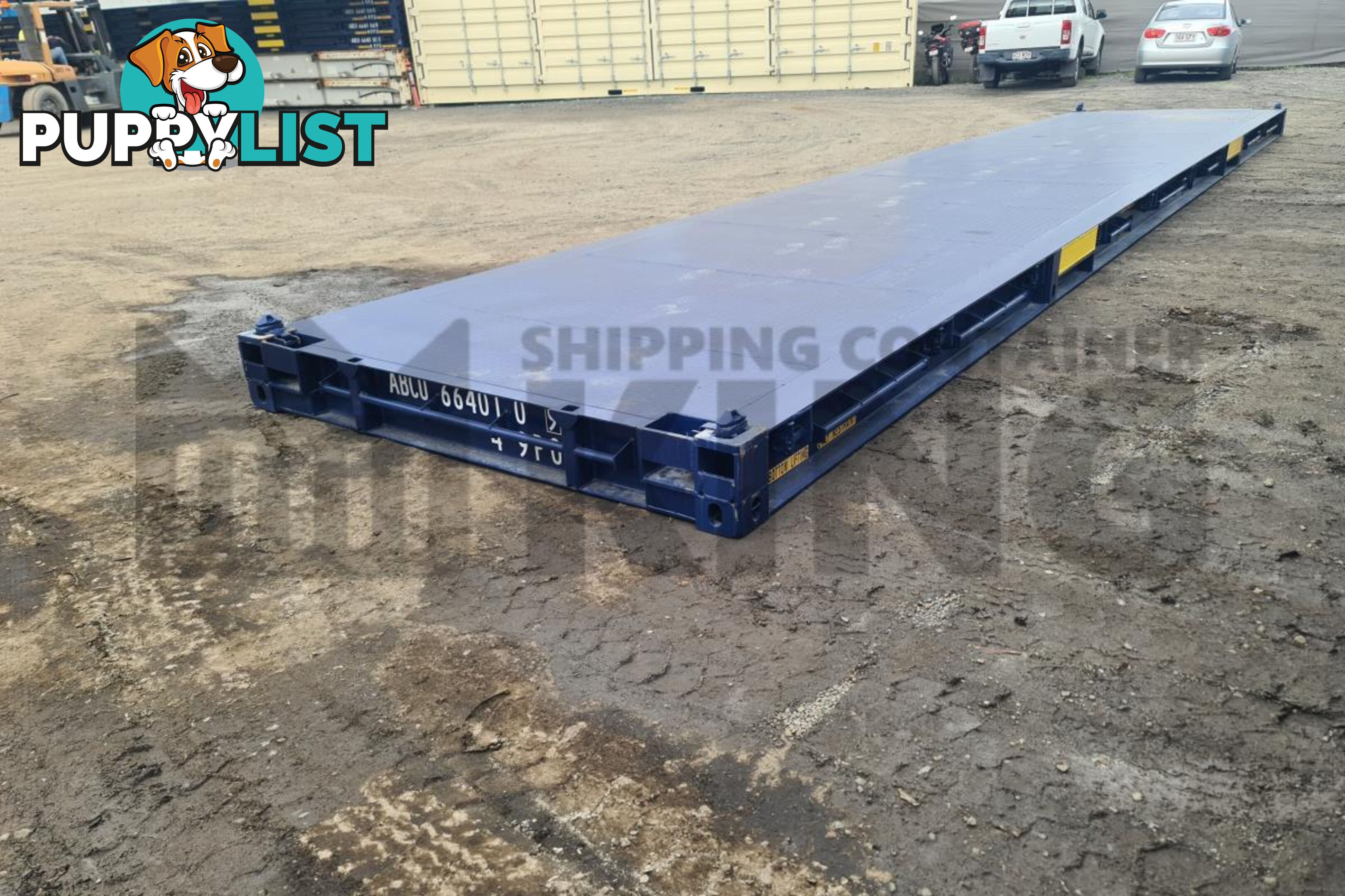 40' PLATFORM 316MM BASE DEPTH SHIPPING CONTAINER (BUILT IN TWIST LOCK)
