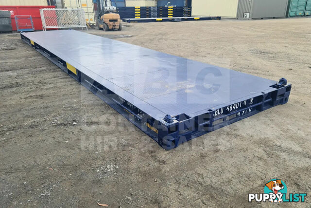 40' PLATFORM 316MM BASE DEPTH SHIPPING CONTAINER (BUILT IN TWIST LOCK)