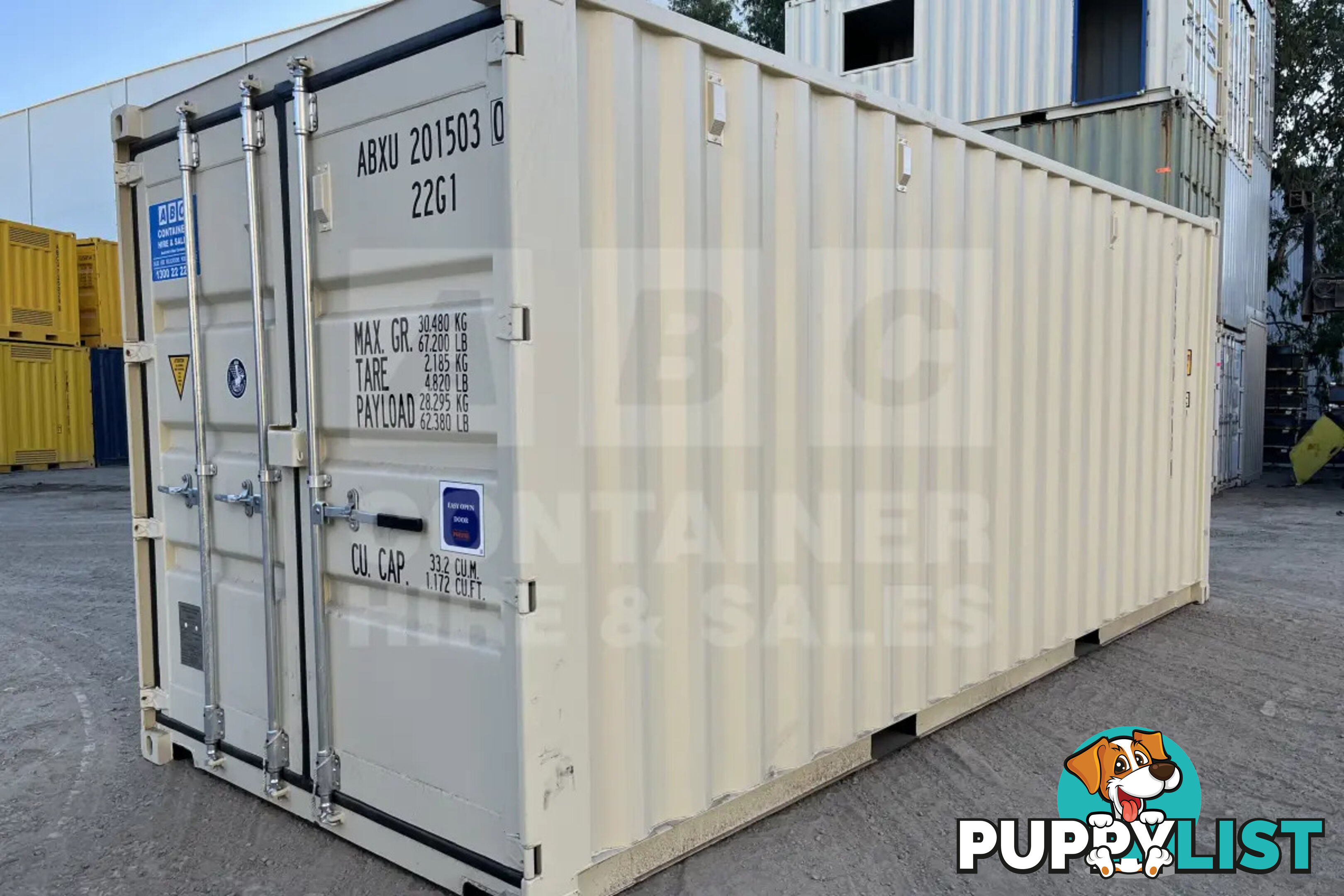 20' STANDARD HEIGHT SHIPPING CONTAINER - in Cairns