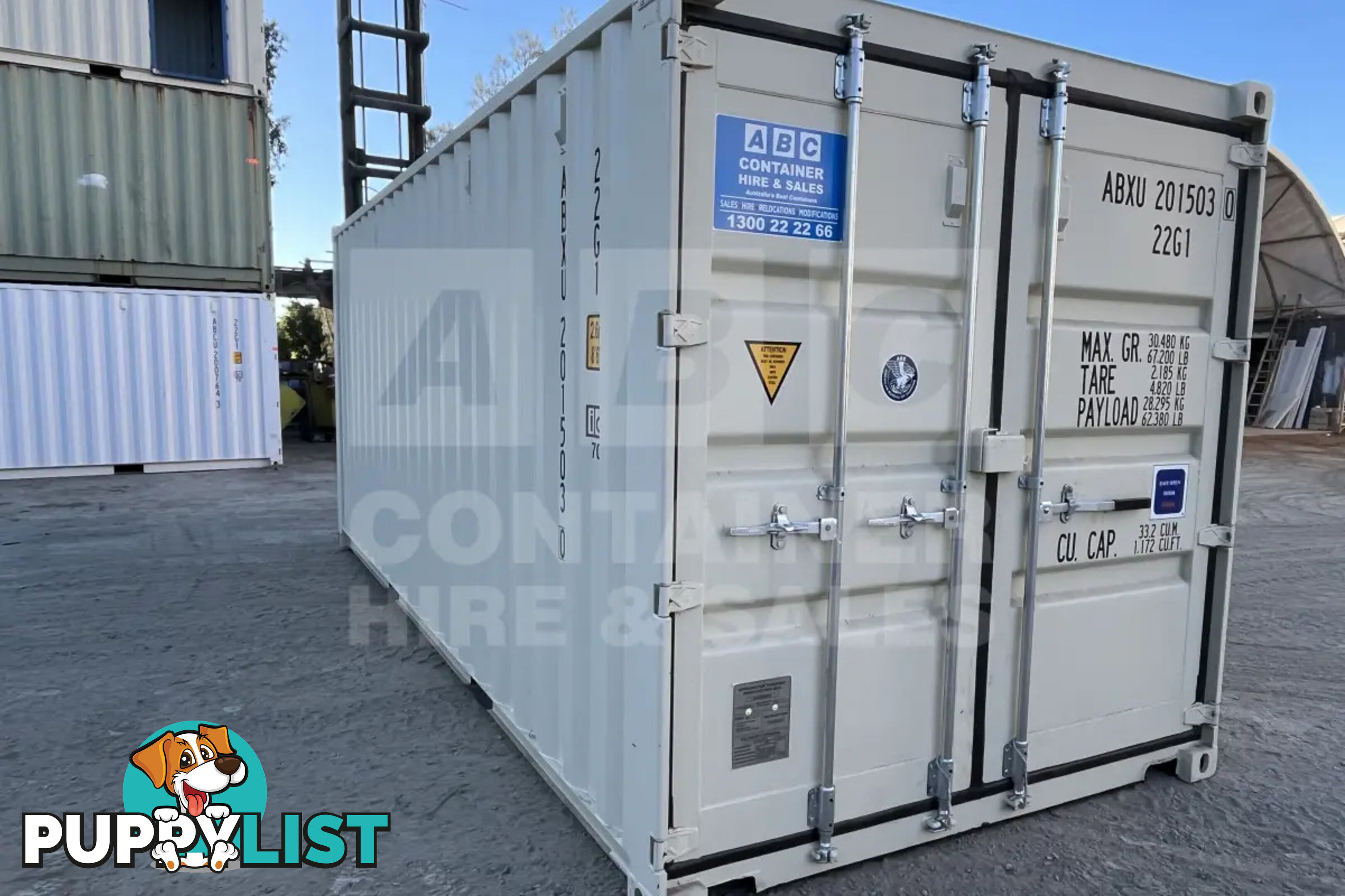 20' STANDARD HEIGHT SHIPPING CONTAINER - in Cairns