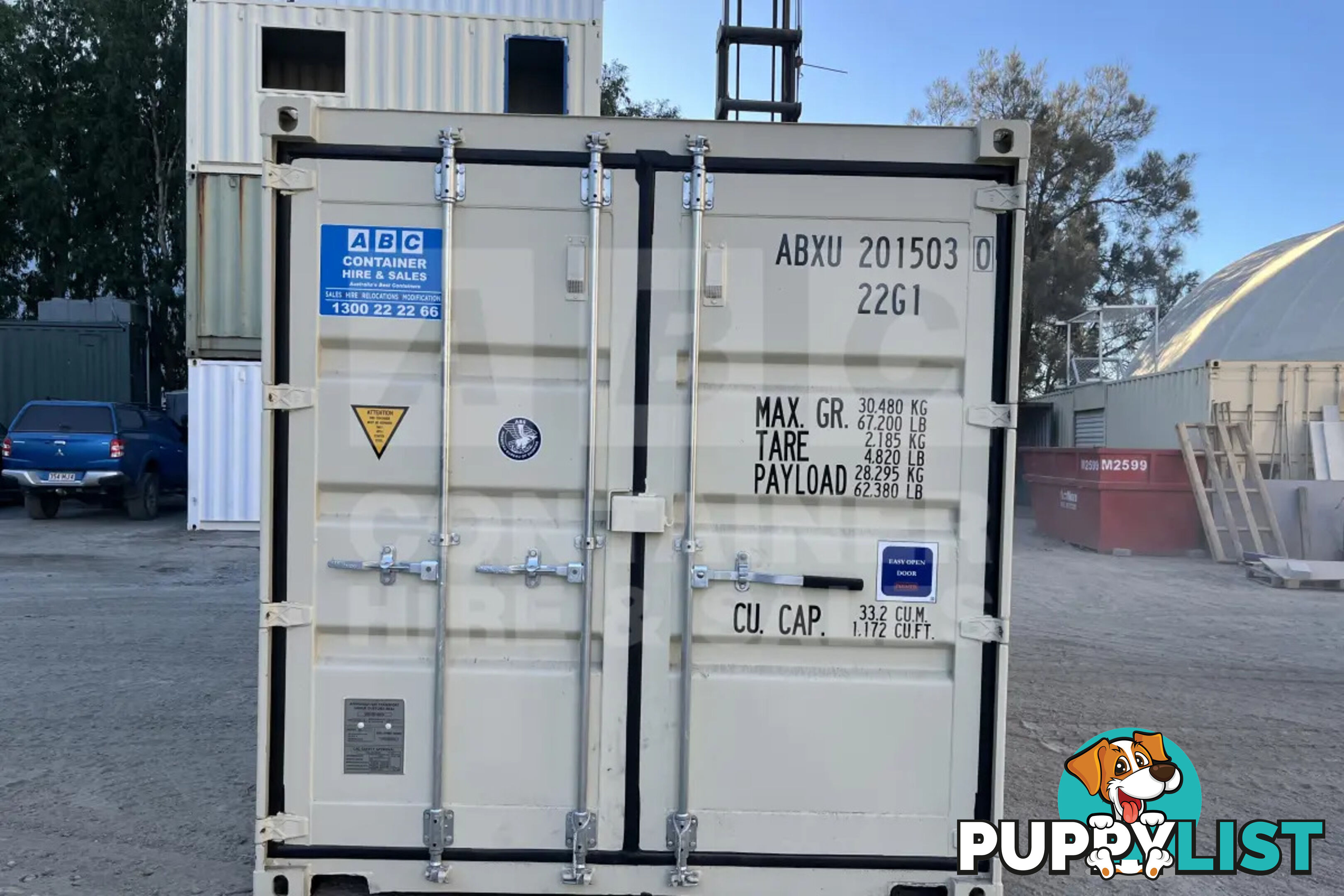 20' STANDARD HEIGHT SHIPPING CONTAINER - in Cairns