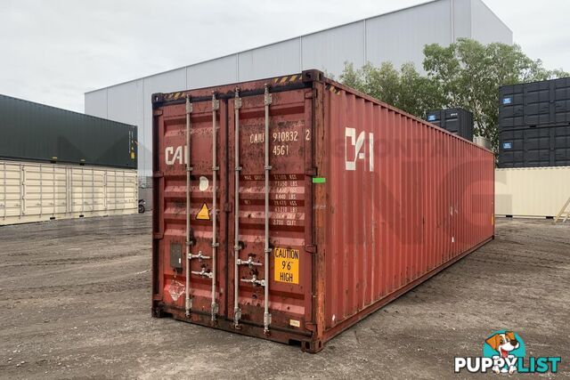 40' HIGH CUBE SHIPPING CONTAINER - in Chinchilla