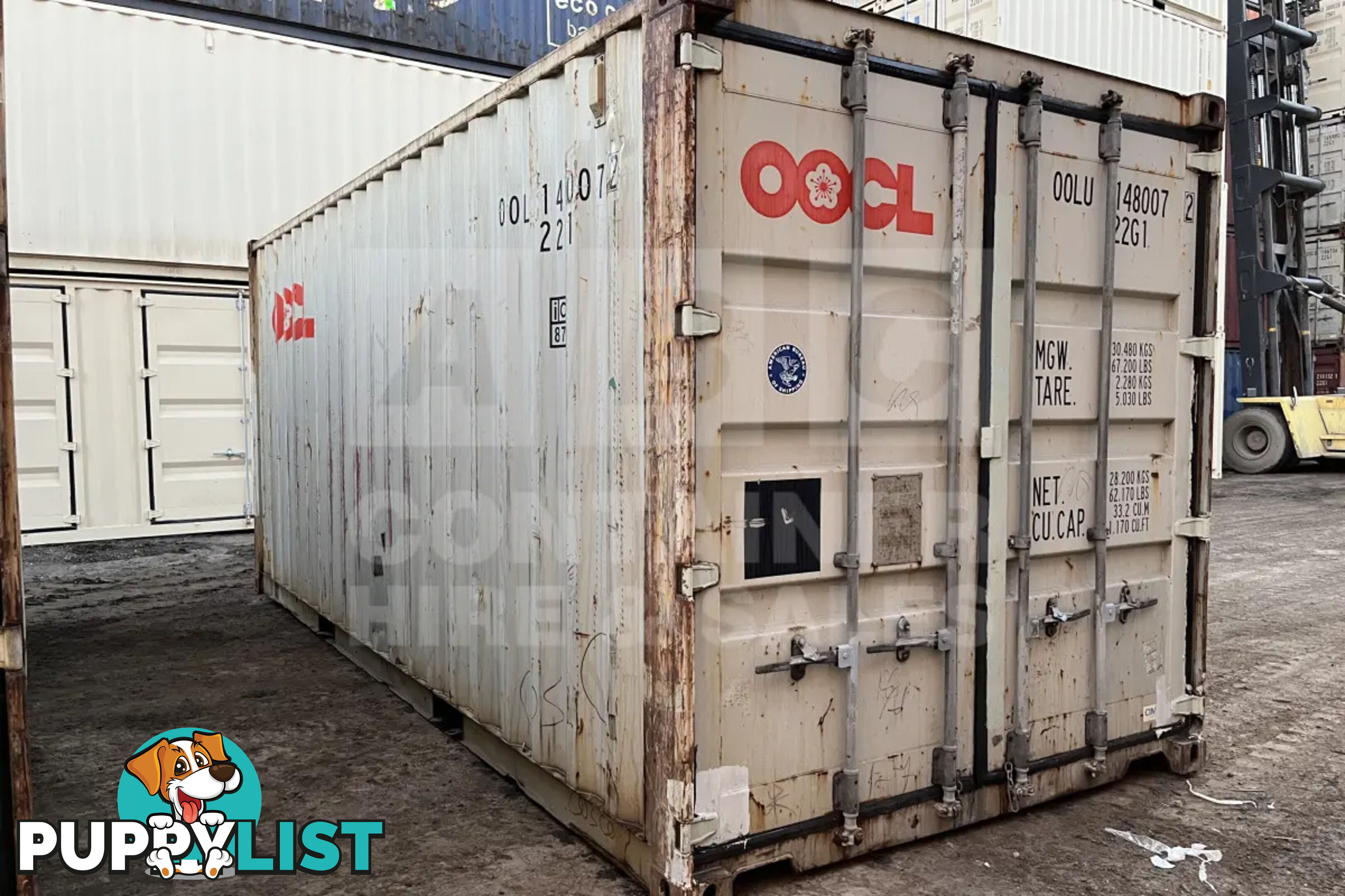 20' STANDARD HEIGHT SHIPPING CONTAINER