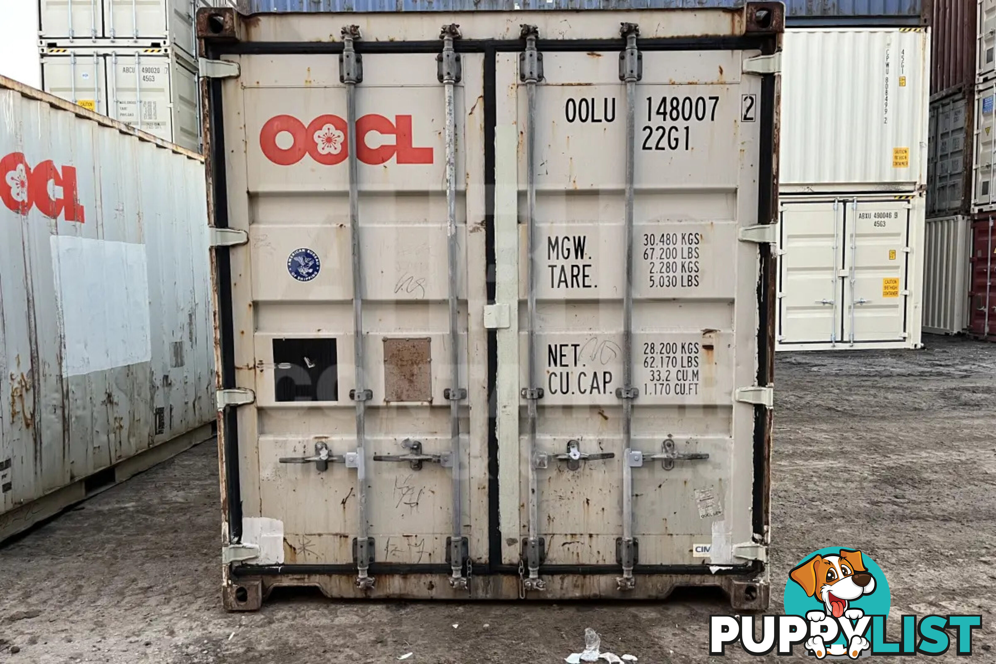 20' STANDARD HEIGHT SHIPPING CONTAINER
