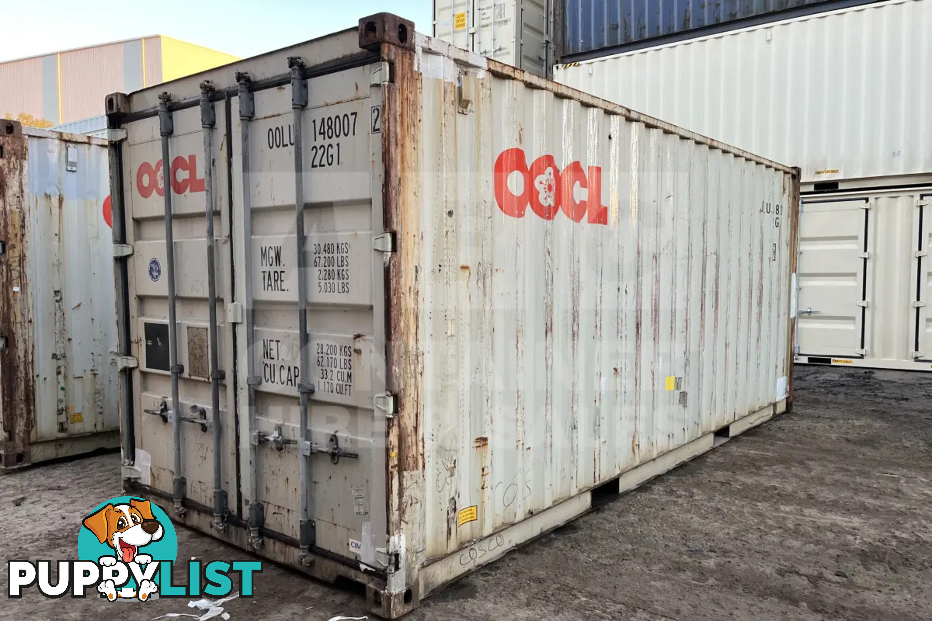 20' STANDARD HEIGHT SHIPPING CONTAINER