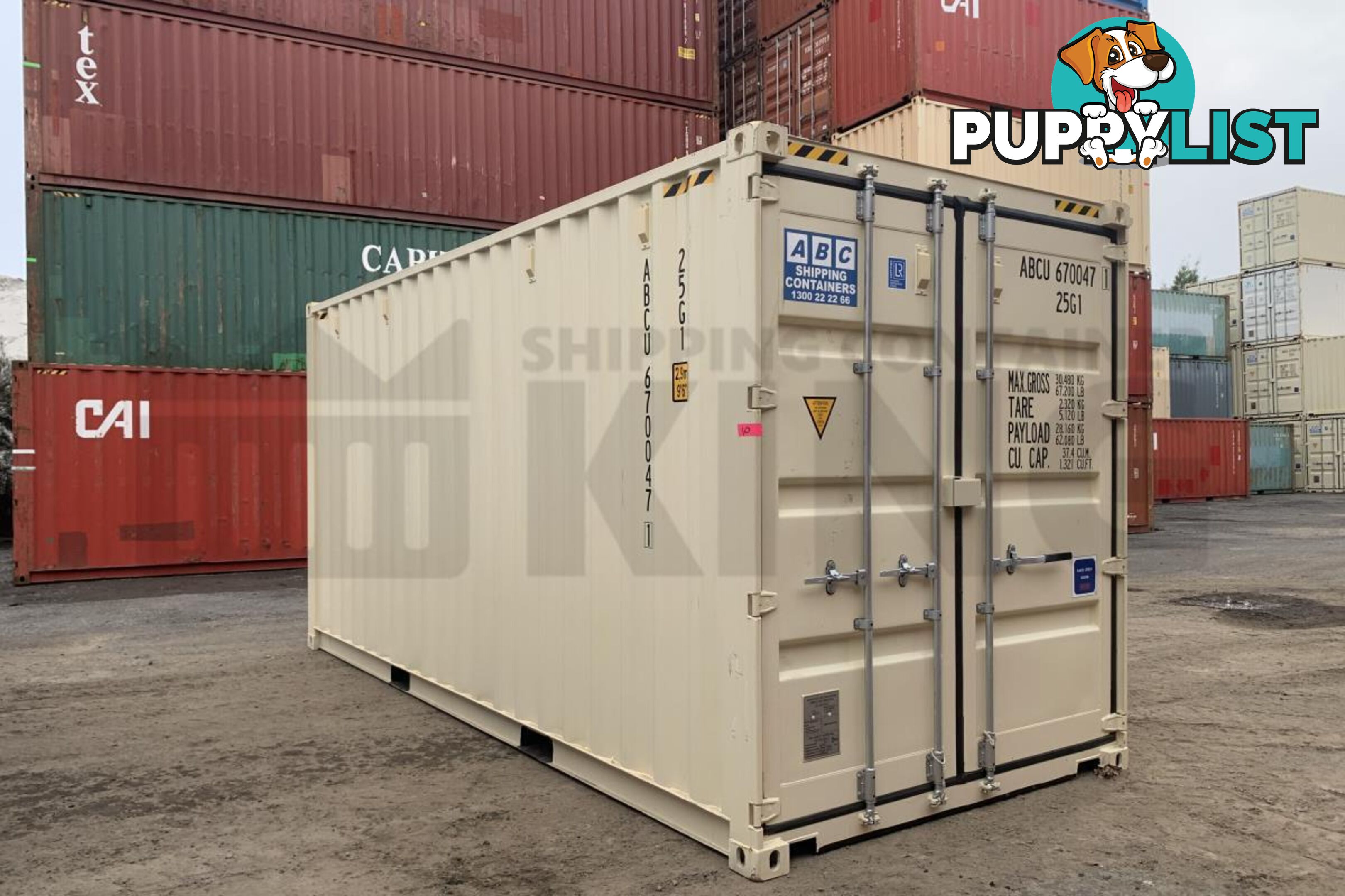 20' HIGH CUBE SHIPPING CONTAINER (STEEL FLOOR) - in Brisbane