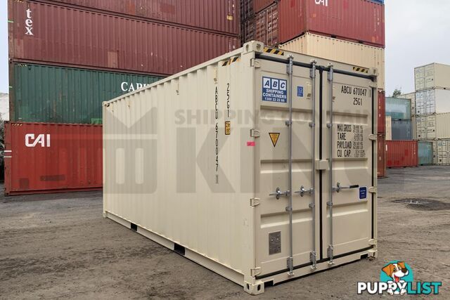 20' HIGH CUBE SHIPPING CONTAINER (STEEL FLOOR) - in Brisbane