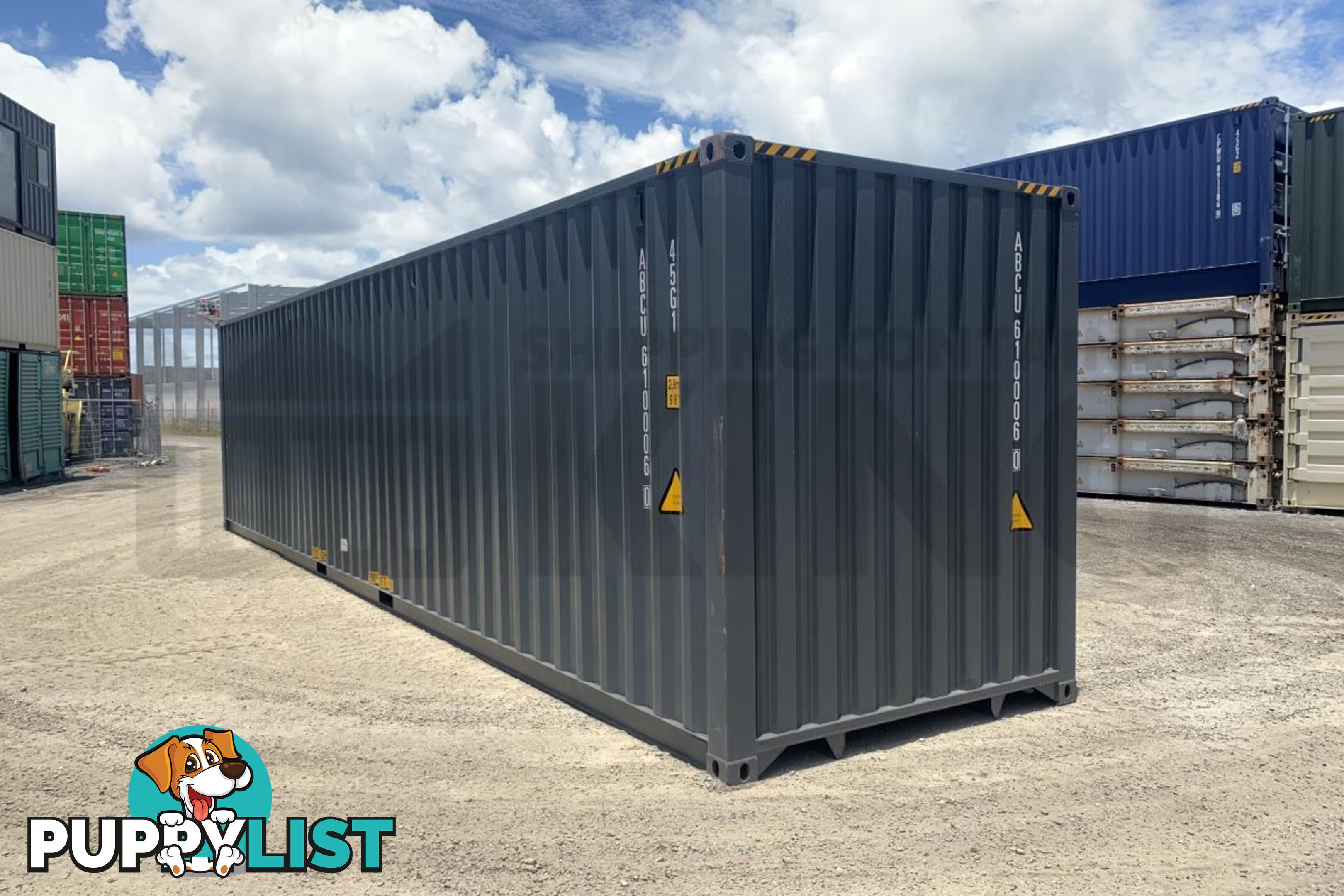 40' HIGH CUBE SHIPPING CONTAINER (STEEL FLOOR) - in Brisbane