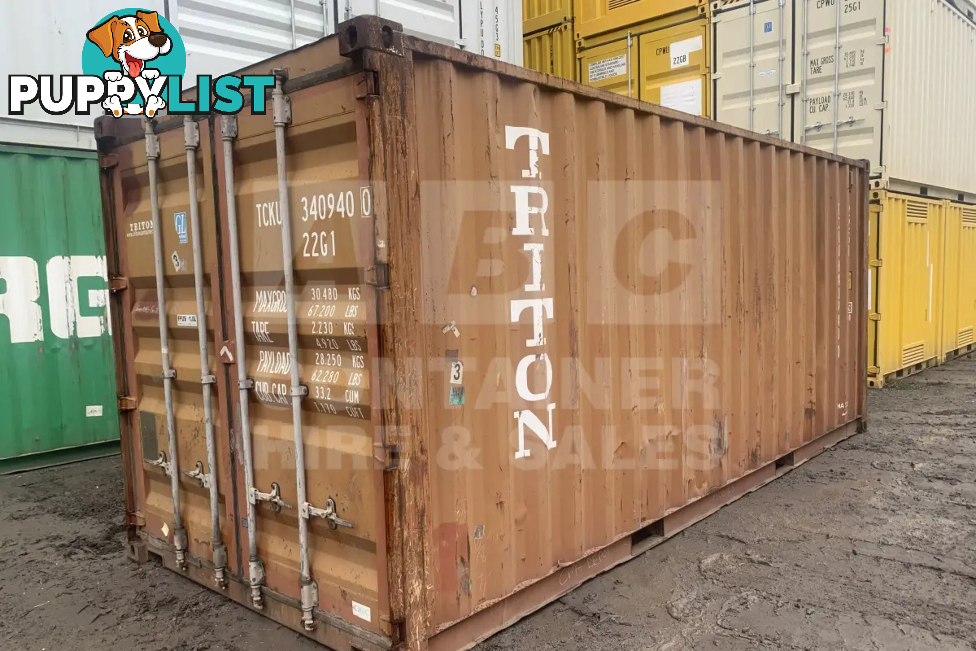 20' STANDARD HEIGHT SHIPPING CONTAINER