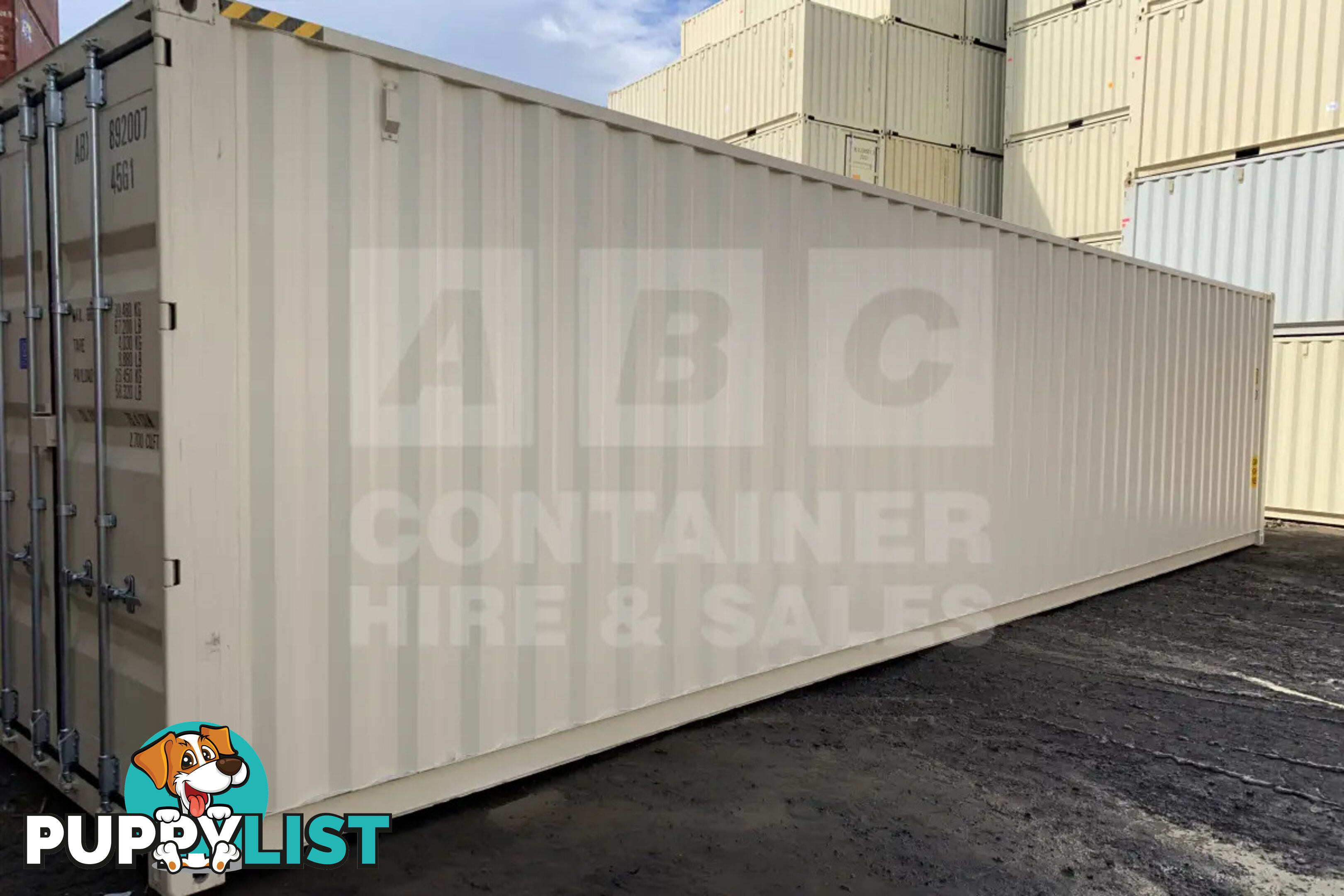 40' HIGH CUBE SHIPPING CONTAINER (STEEL FLOOR) - in Brisbane