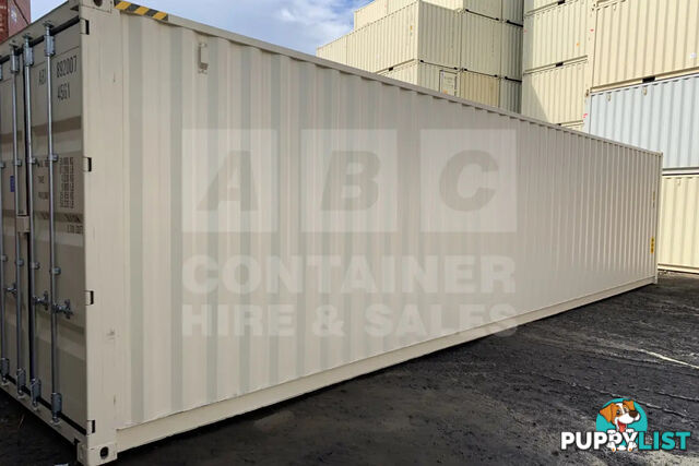 40' HIGH CUBE SHIPPING CONTAINER (STEEL FLOOR) - in Brisbane