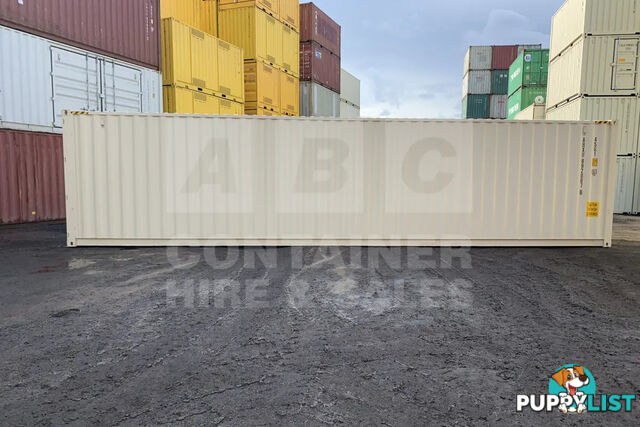 40' HIGH CUBE SHIPPING CONTAINER (STEEL FLOOR) - in Brisbane