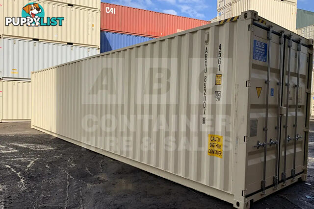 40' HIGH CUBE SHIPPING CONTAINER (STEEL FLOOR) - in Brisbane