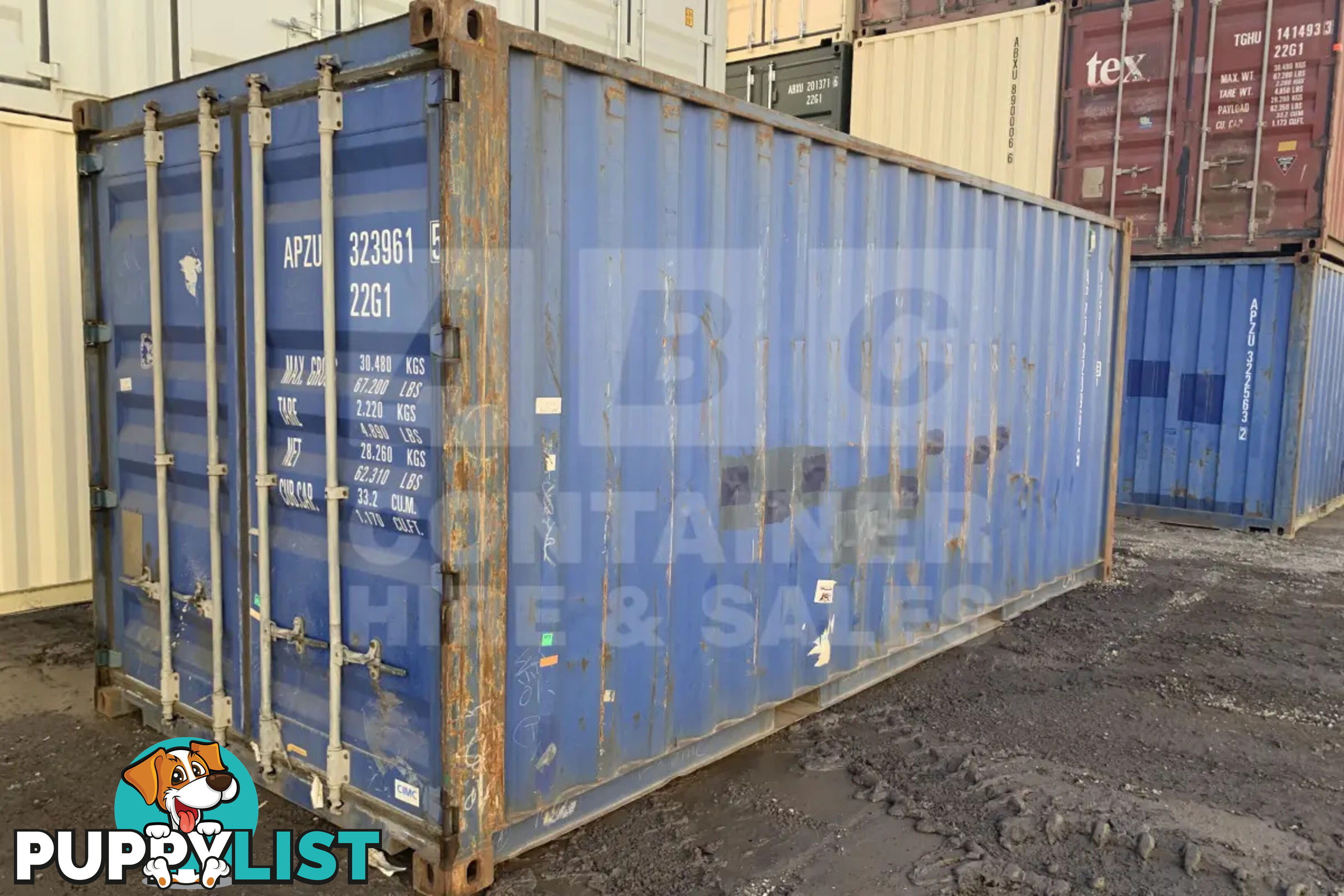 20' STANDARD HEIGHT SHIPPING CONTAINER