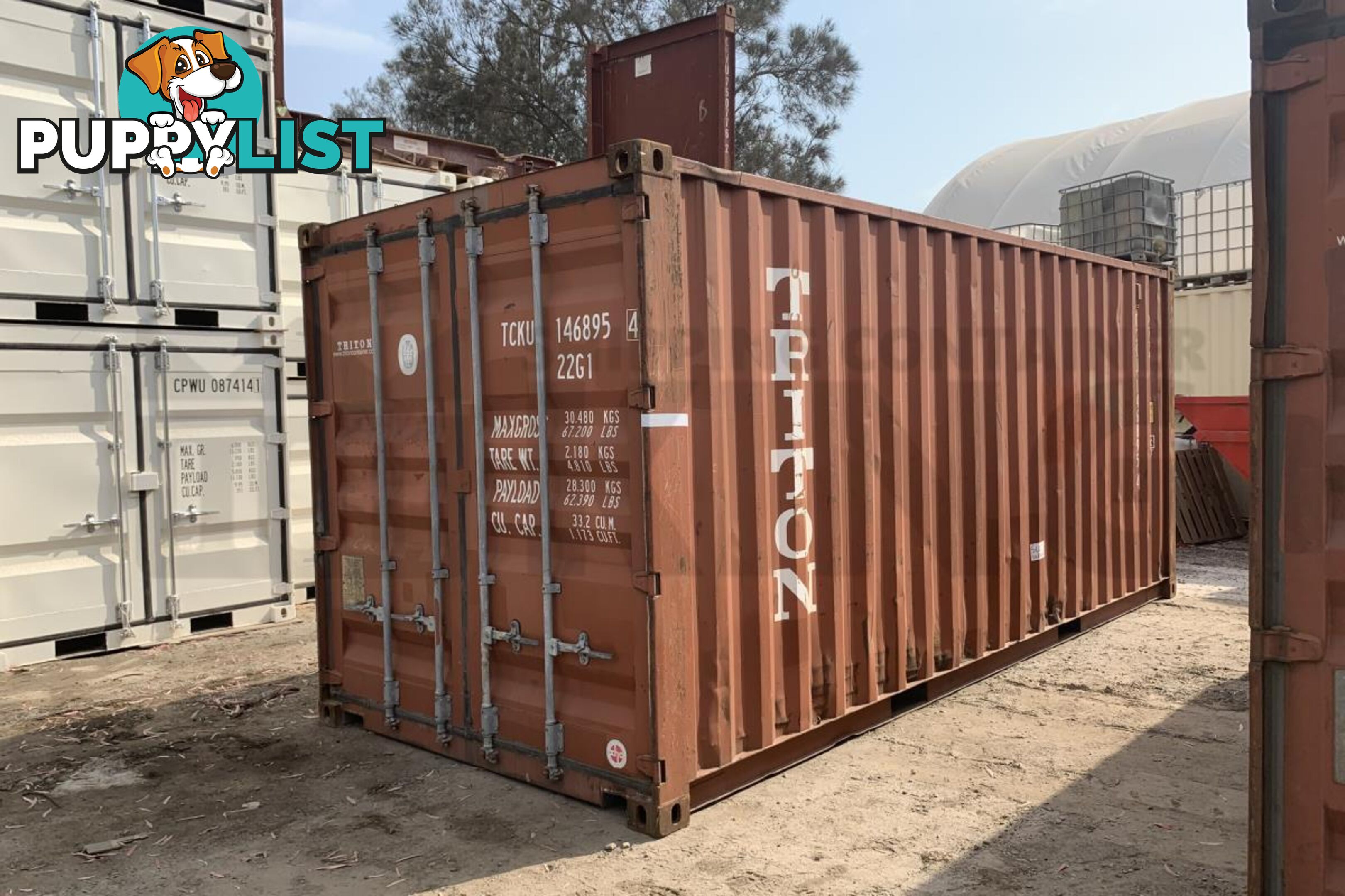 20' STANDARD HEIGHT SHIPPING CONTAINER - in Brisbane