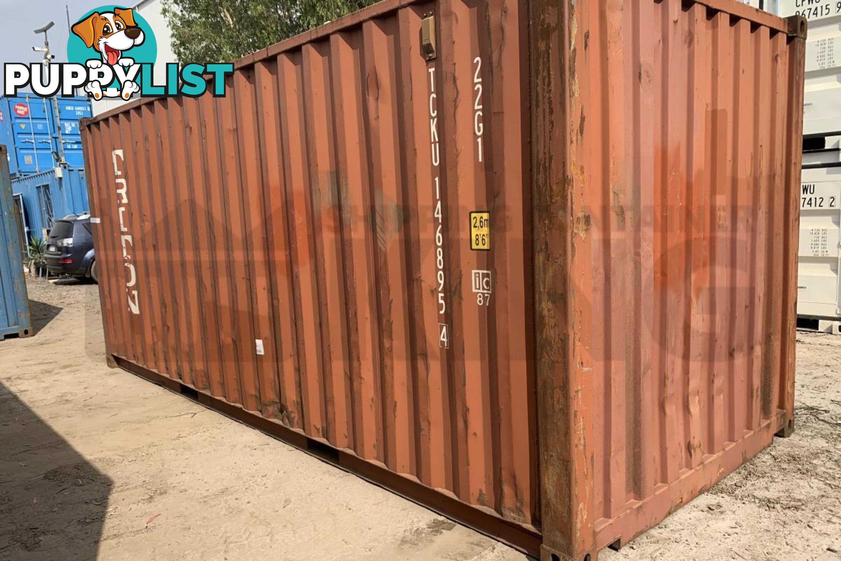 20' STANDARD HEIGHT SHIPPING CONTAINER - in Brisbane