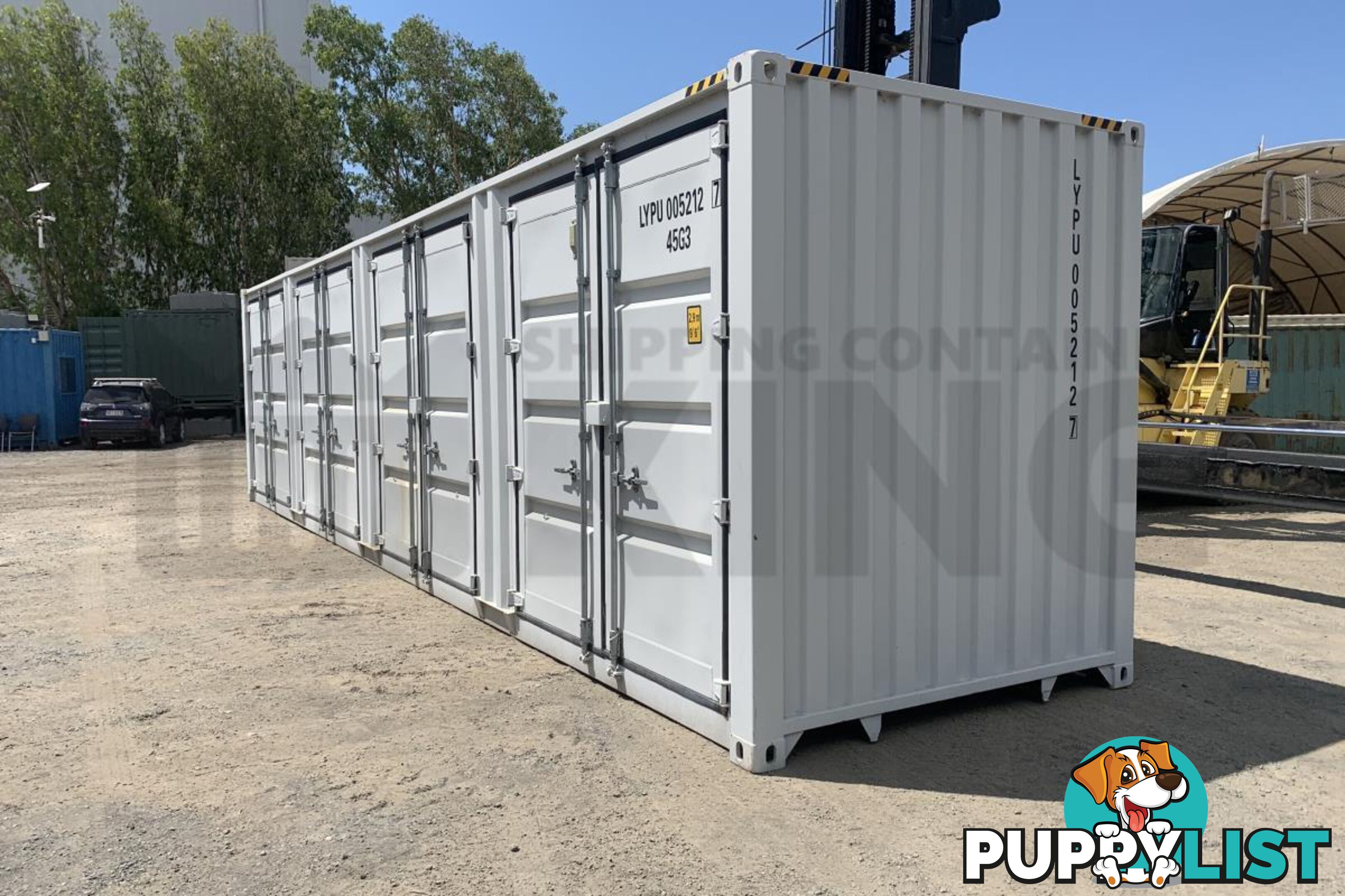 40' HIGH CUBE PARTIAL SIDE OPENING SHIPPING CONTAINER (4 SETS OF SIDE DOORS) - in Brisbane