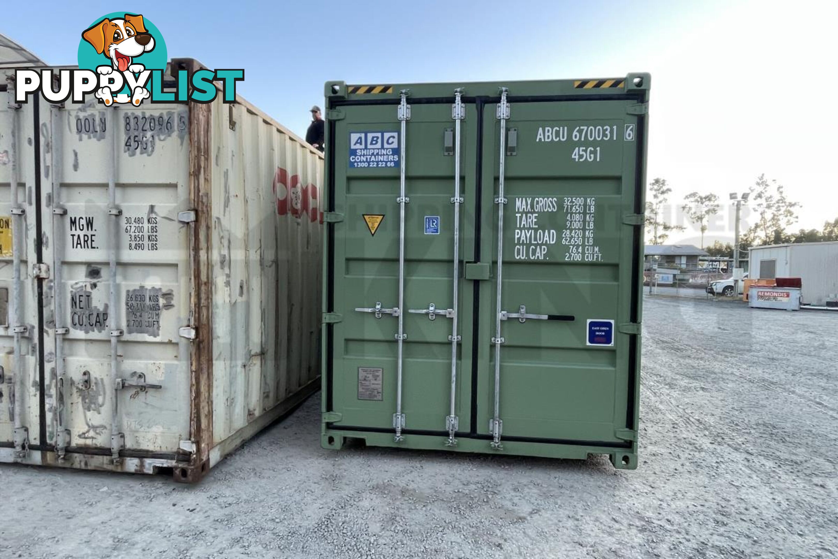 40' HIGH CUBE SHIPPING CONTAINER (STEEL FLOOR) - in Brisbane