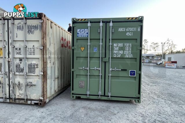 40' HIGH CUBE SHIPPING CONTAINER (STEEL FLOOR) - in Brisbane