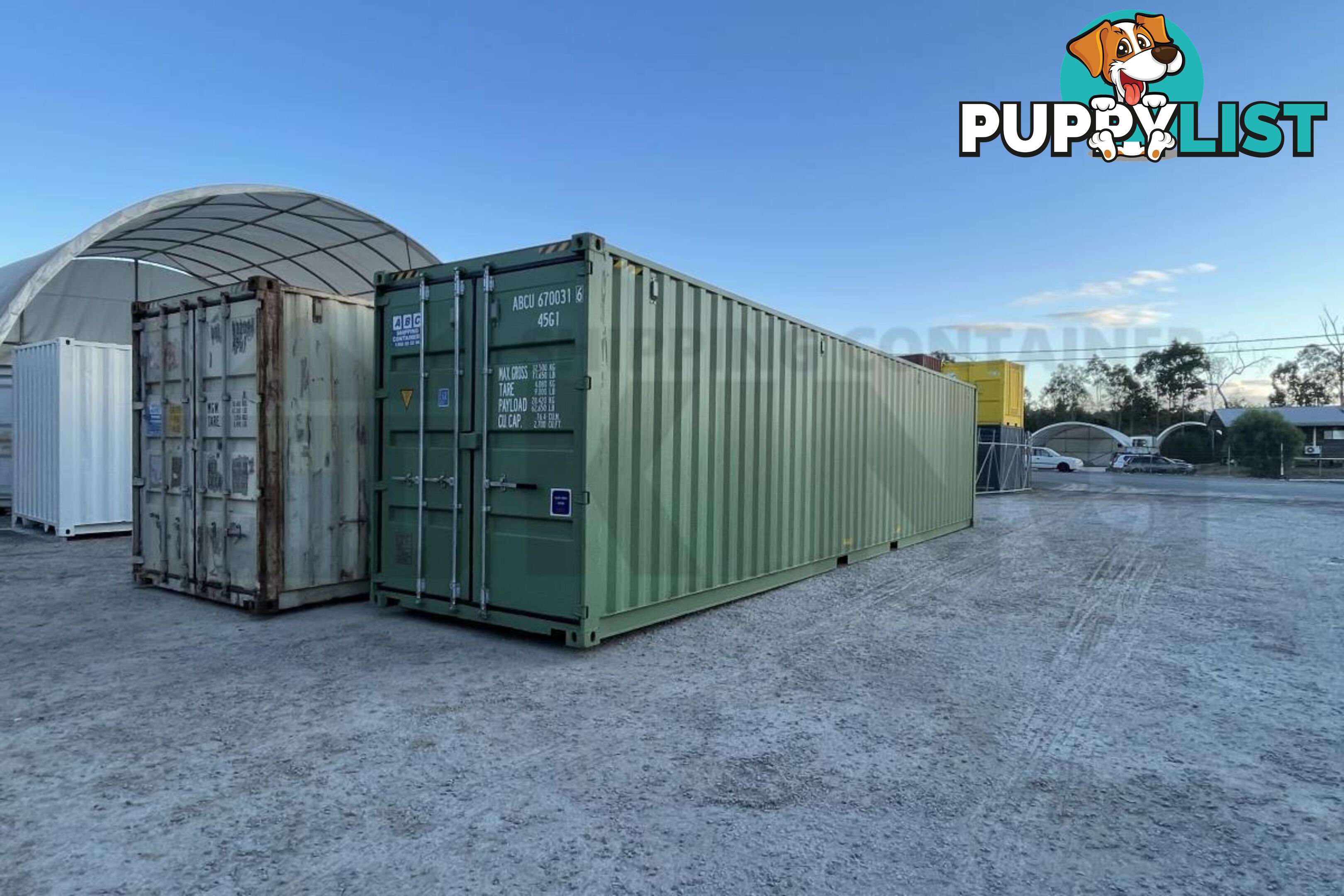 40' HIGH CUBE SHIPPING CONTAINER (STEEL FLOOR) - in Brisbane