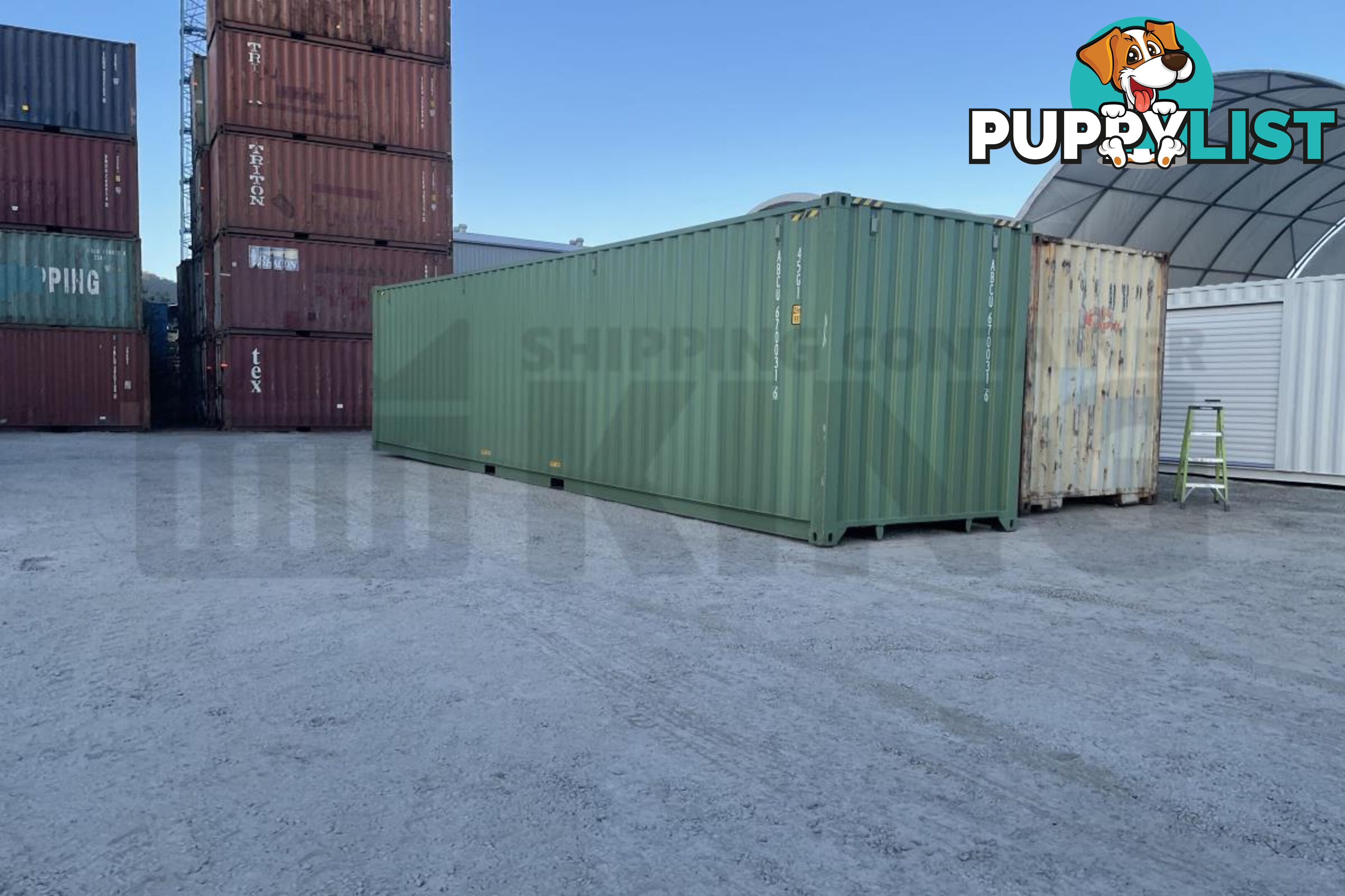 40' HIGH CUBE SHIPPING CONTAINER (STEEL FLOOR) - in Brisbane