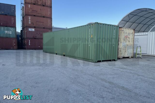 40' HIGH CUBE SHIPPING CONTAINER (STEEL FLOOR) - in Brisbane