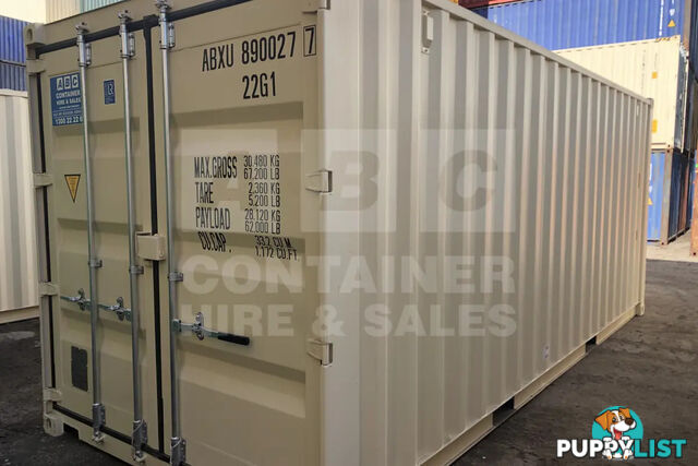 20' STANDARD HEIGHT SHIPPING CONTAINER (STEEL FLOOR)