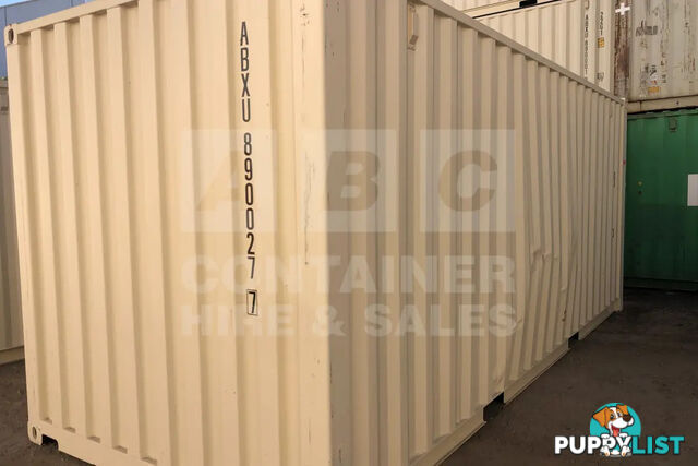 20' STANDARD HEIGHT SHIPPING CONTAINER (STEEL FLOOR)