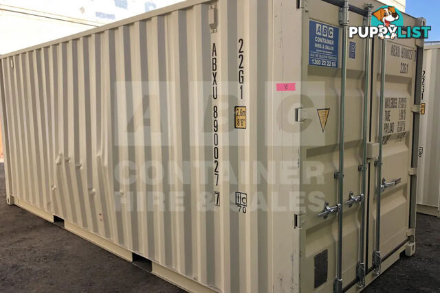 20' STANDARD HEIGHT SHIPPING CONTAINER (STEEL FLOOR)