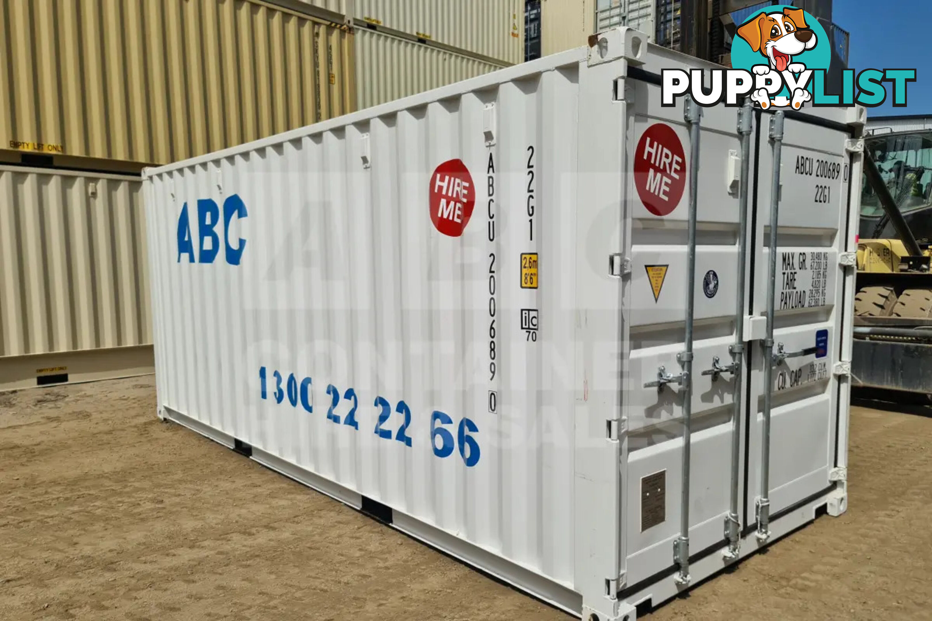 20' STANDARD HEIGHT SHIPPING CONTAINER - in Gympie