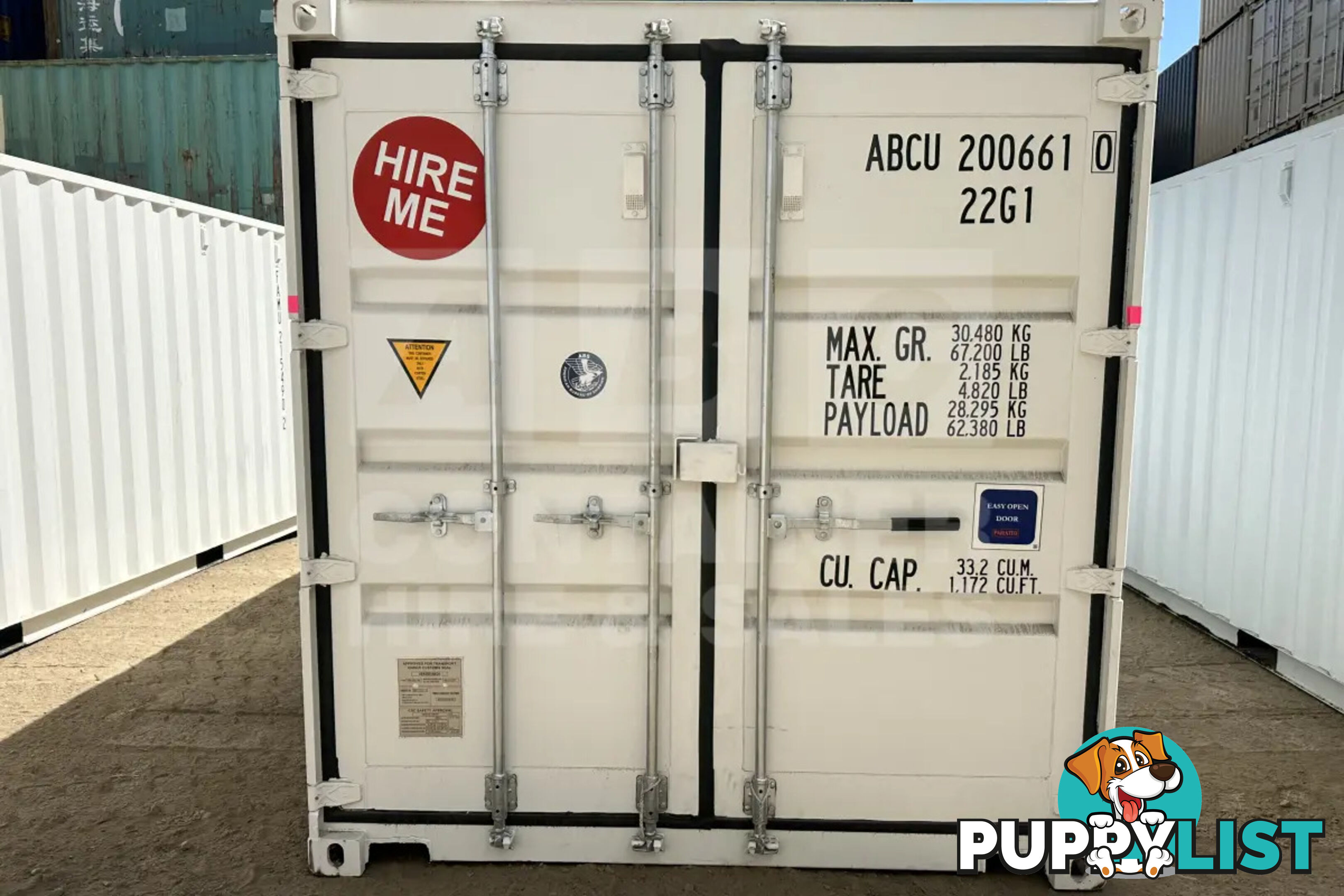 20' STANDARD HEIGHT SHIPPING CONTAINER