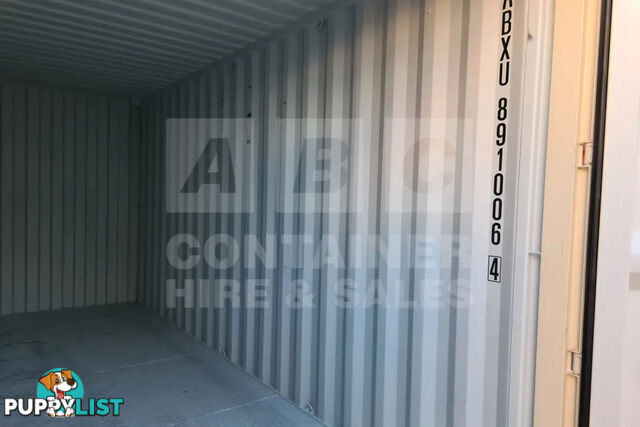 20' HIGH CUBE SHIPPING CONTAINER (STEEL FLOOR)