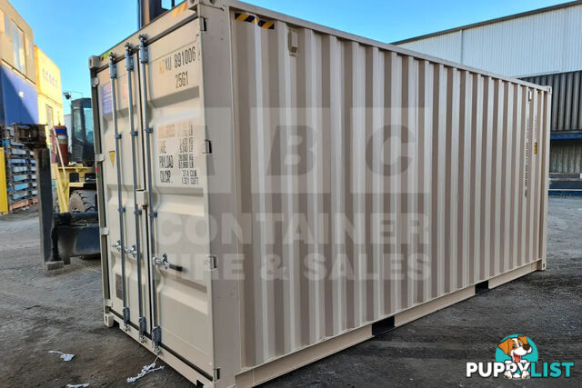 20' HIGH CUBE SHIPPING CONTAINER (STEEL FLOOR)