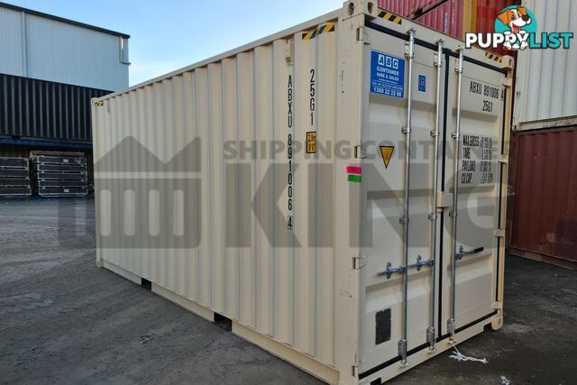 20' HIGH CUBE SHIPPING CONTAINER (STEEL FLOOR) - in Brisbane