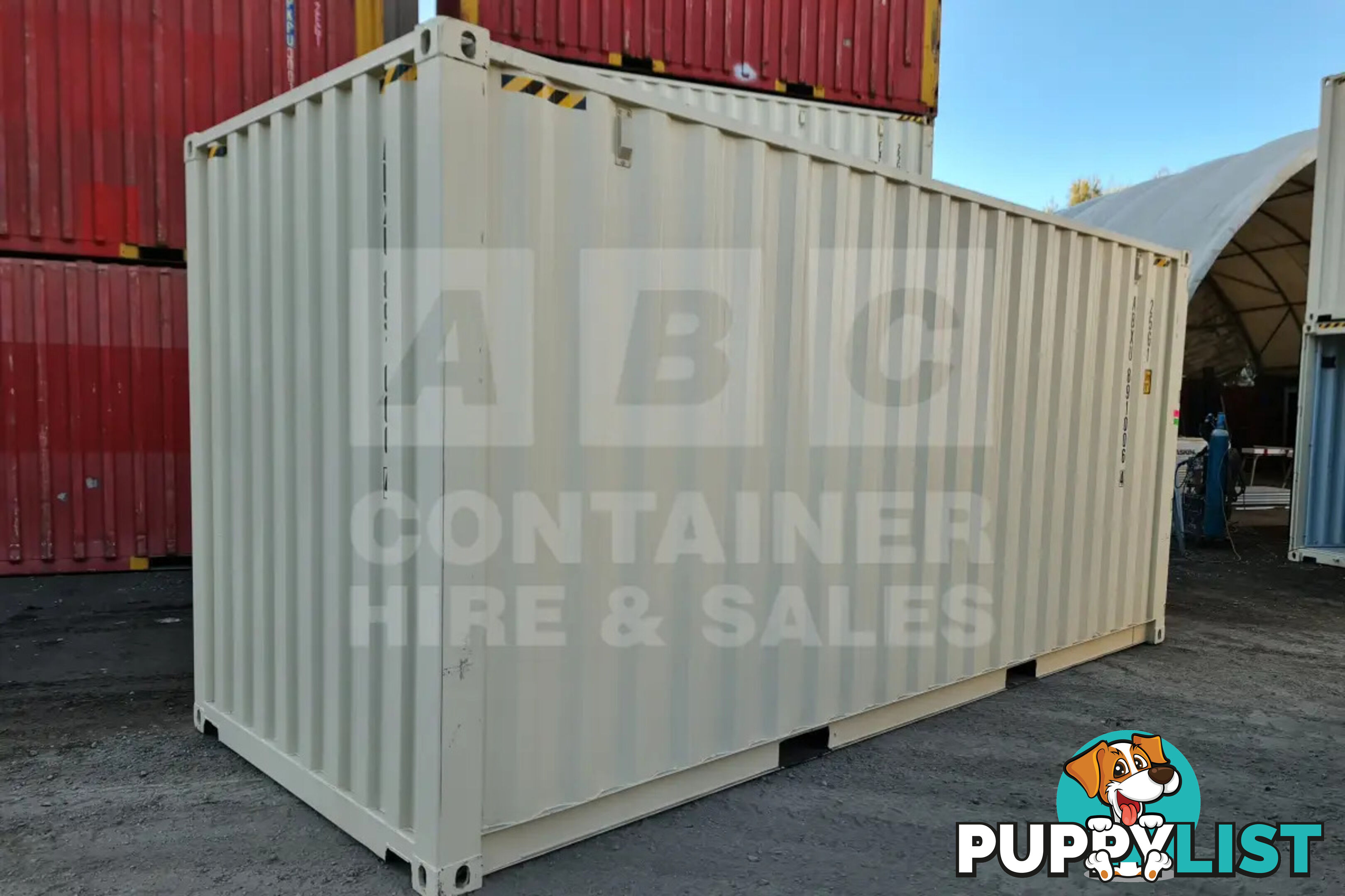 20' HIGH CUBE SHIPPING CONTAINER (STEEL FLOOR)