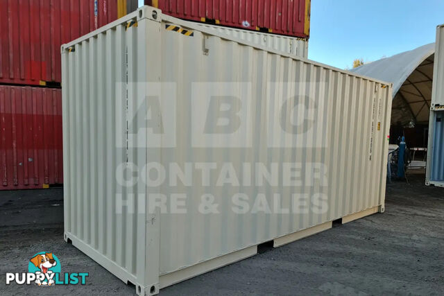20' HIGH CUBE SHIPPING CONTAINER (STEEL FLOOR)