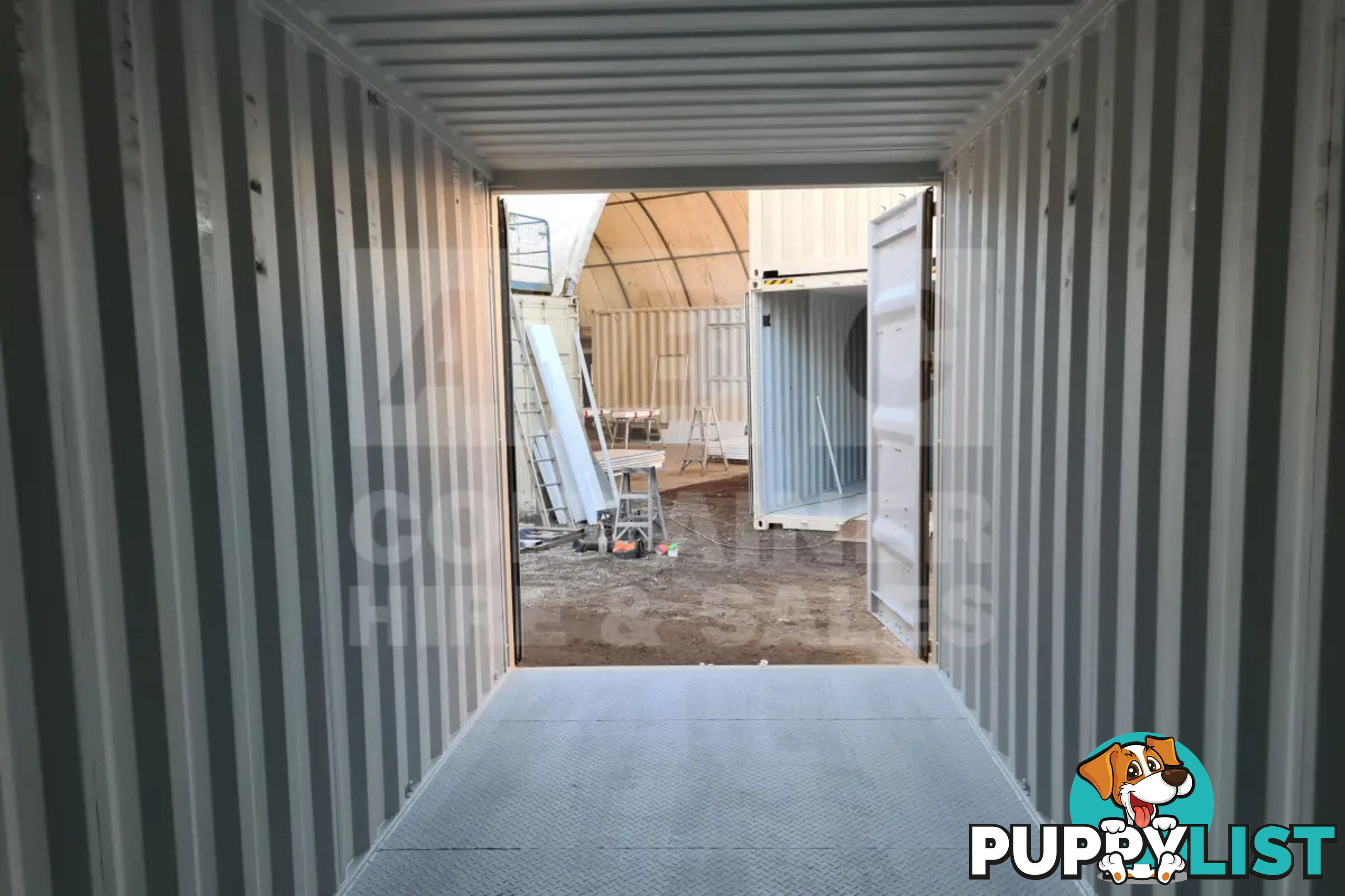 20' HIGH CUBE SHIPPING CONTAINER (STEEL FLOOR)