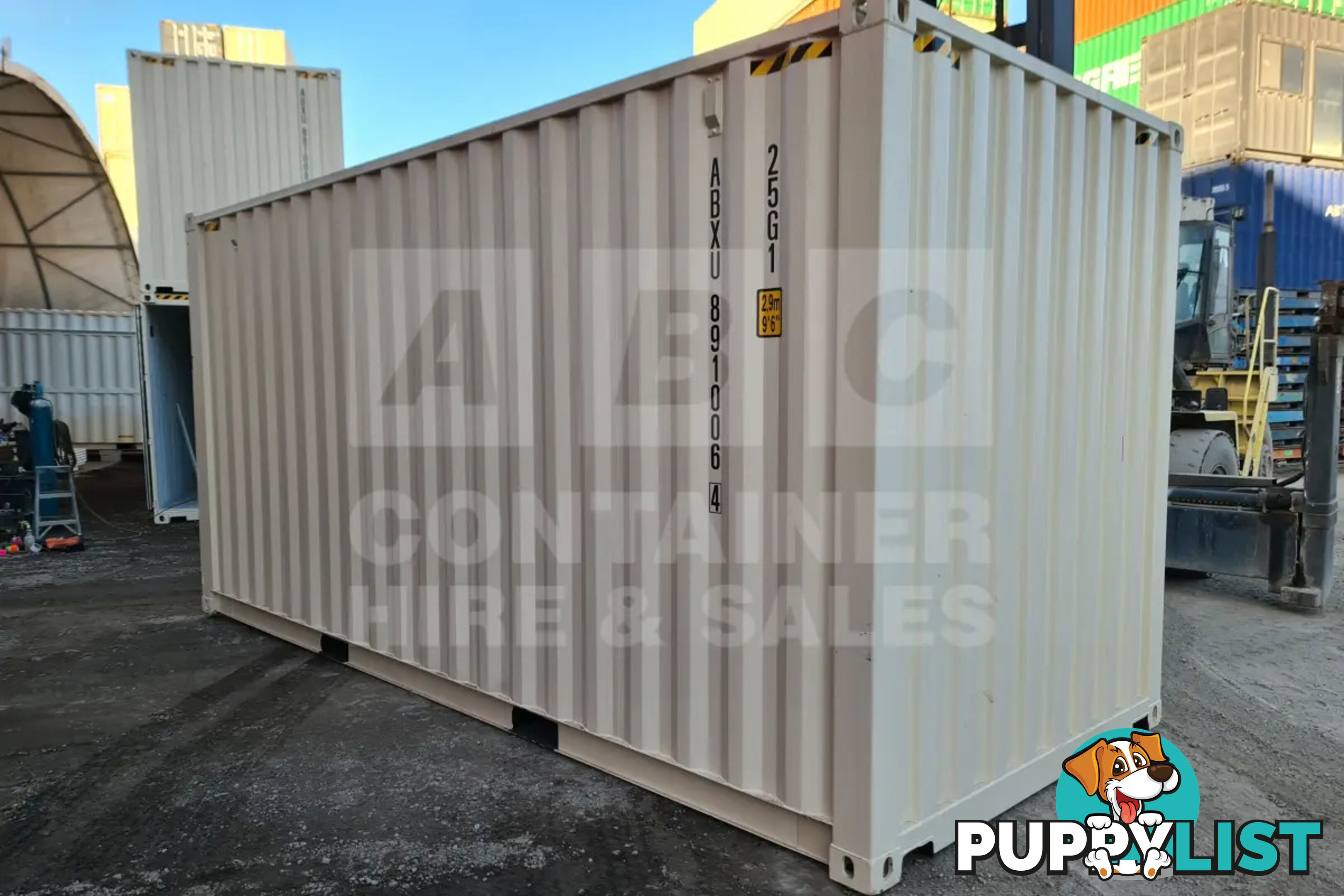 20' HIGH CUBE SHIPPING CONTAINER (STEEL FLOOR)